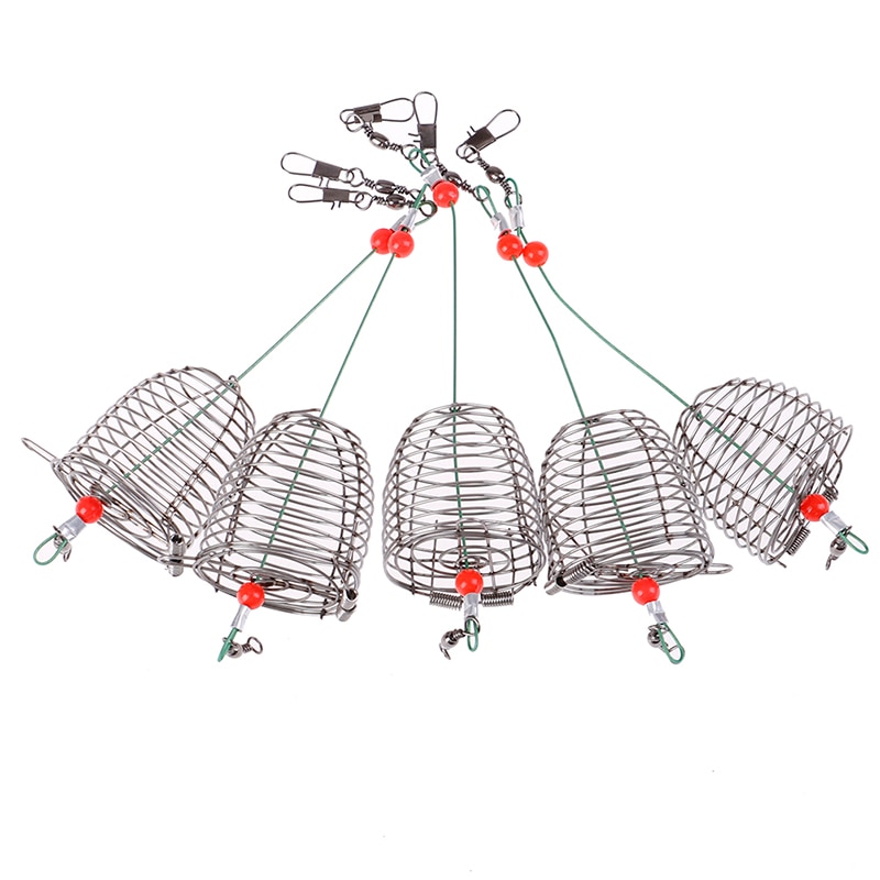 Stainless Steel Bait Feeders (5pcs)