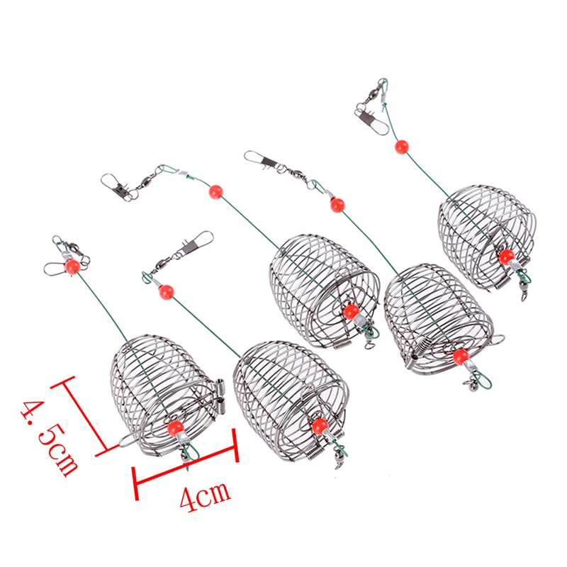 Stainless Steel Bait Feeders (5pcs) Stainless Steel Bait Feeders (5pcs)