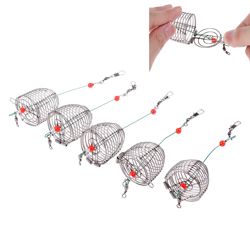 Stainless Steel Bait Feeders (5pcs) Stainless Steel Bait Feeders (5pcs)