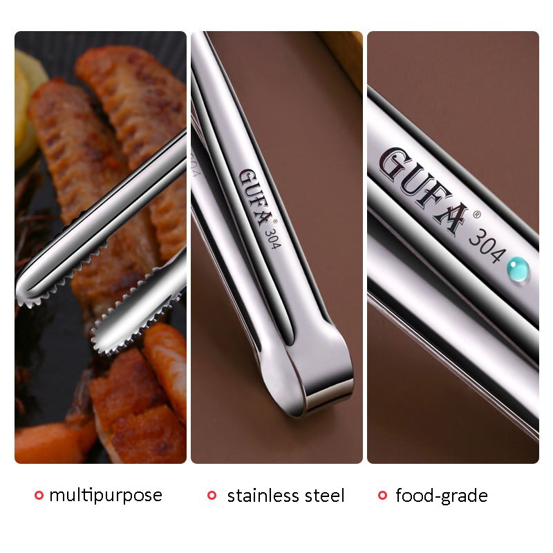 Stainless Steel Barbecue Tongs Stainless Steel Barbecue Tongs