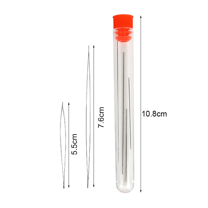 Stainless Steel Big Eye Beading Needle (6 pcs) Stainless Steel Big Eye Beading Needle (6 pcs)