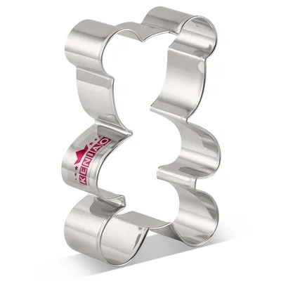 Stainless Steel Big Teddy Bear Cookie Cutter