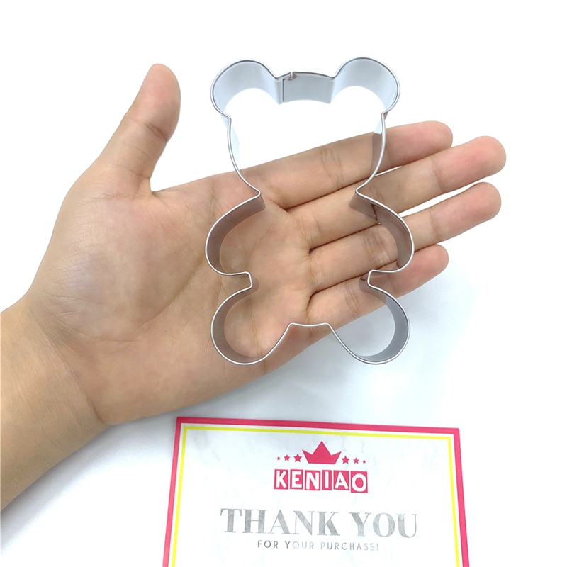 Stainless Steel Big Teddy Bear Cookie Cutter