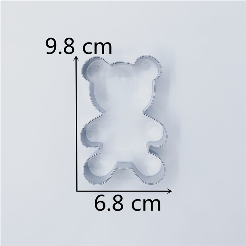 Stainless Steel Big Teddy Bear Cookie Cutter