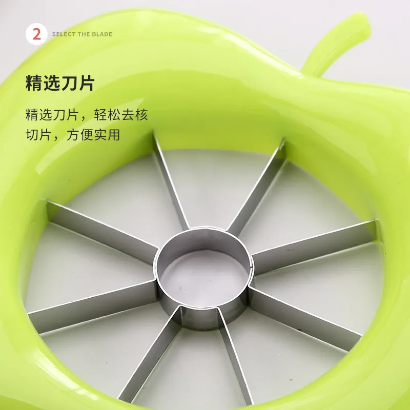Stainless Steel Blade Apple Corer Slicer Stainless Steel Blade Apple Corer Slicer