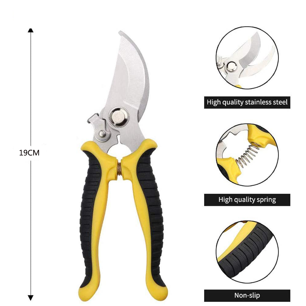 Stainless Steel Blade Bypass Pruning Shears Stainless Steel Blade Bypass Pruning Shears
