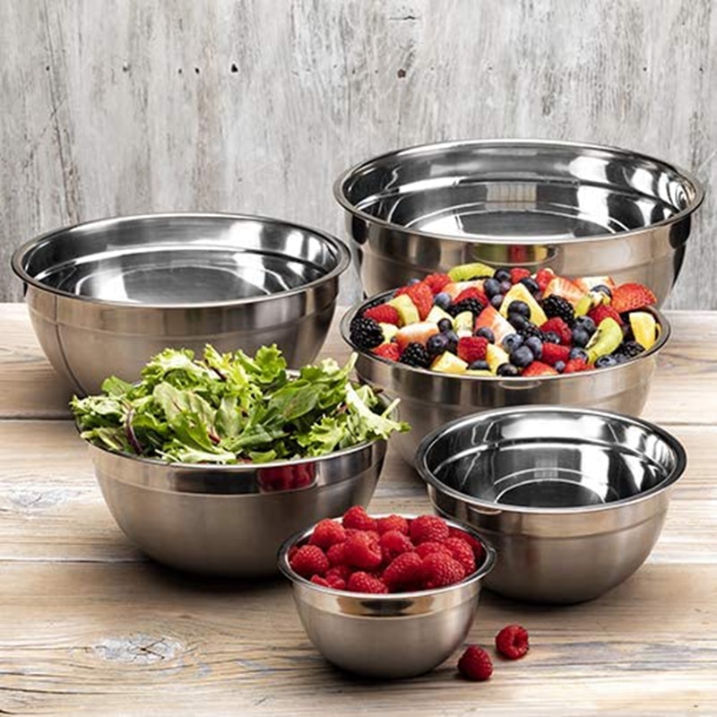 Stainless Steel Bowl Set (6 Pcs) Stainless Steel Bowl Set (6 Pcs)
