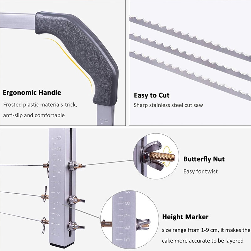 Stainless Steel Cake Layer Cutter