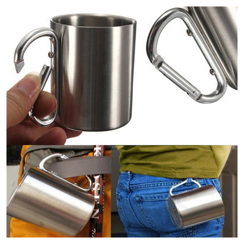 Stainless Steel Carabiner Cup