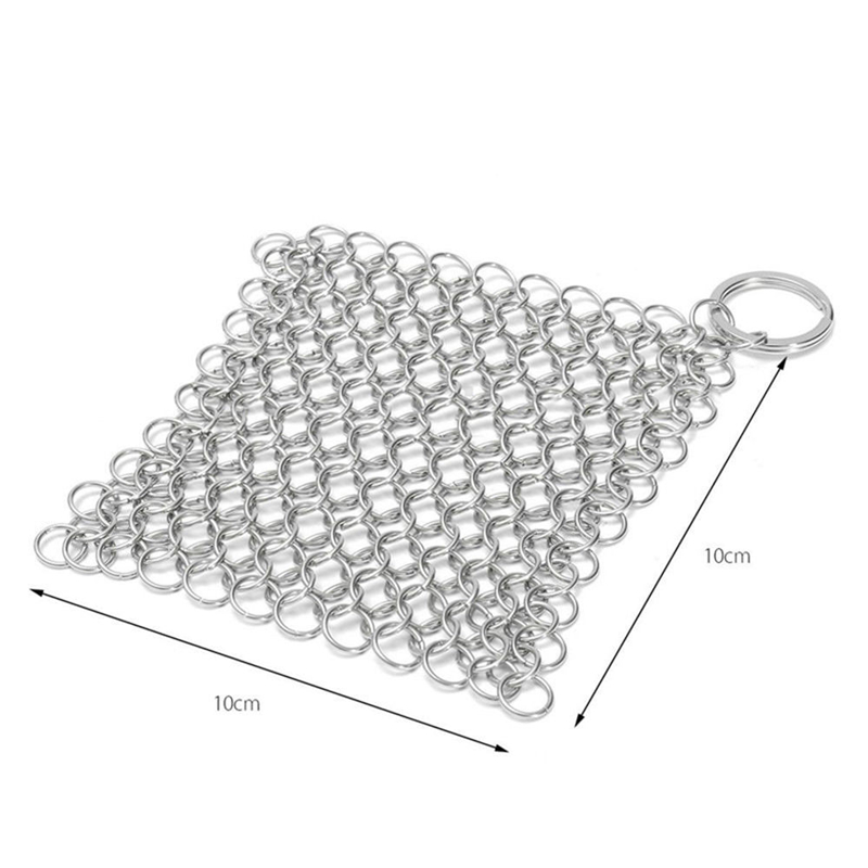 Stainless Steel Cast Iron Scrubber Chainmail Stainless Steel Cast Iron Scrubber Chainmail