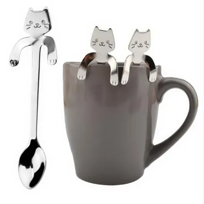 Stainless Steel Cat Teaspoon Stainless Steel Cat Teaspoon