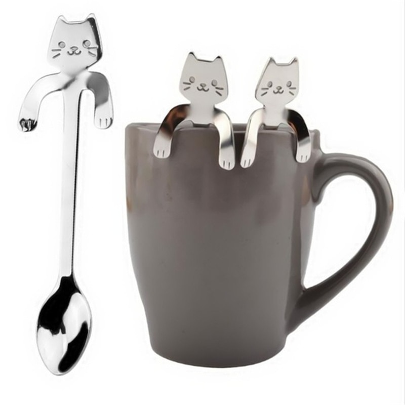 Stainless Steel Cat Teaspoon Stainless Steel Cat Teaspoon
