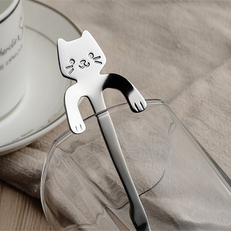 Stainless Steel Cat Teaspoon Stainless Steel Cat Teaspoon