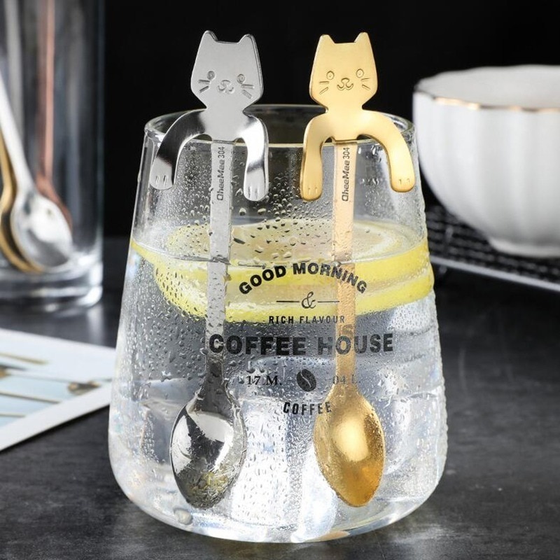 Stainless Steel Cat Teaspoon Stainless Steel Cat Teaspoon