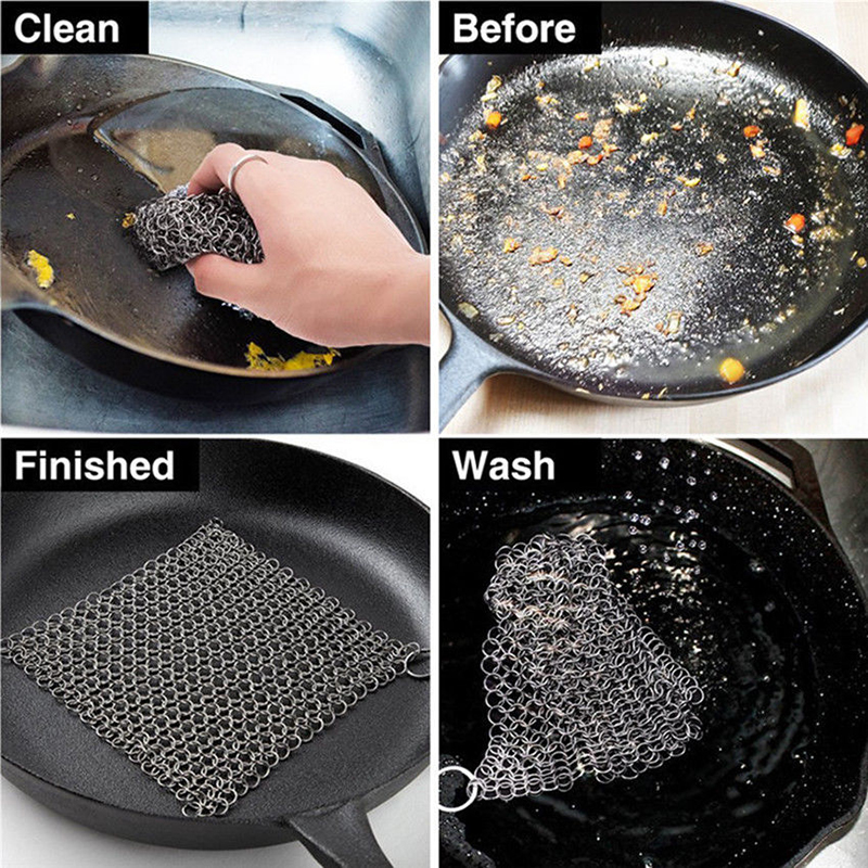 Stainless Steel Chainmail Scrubber