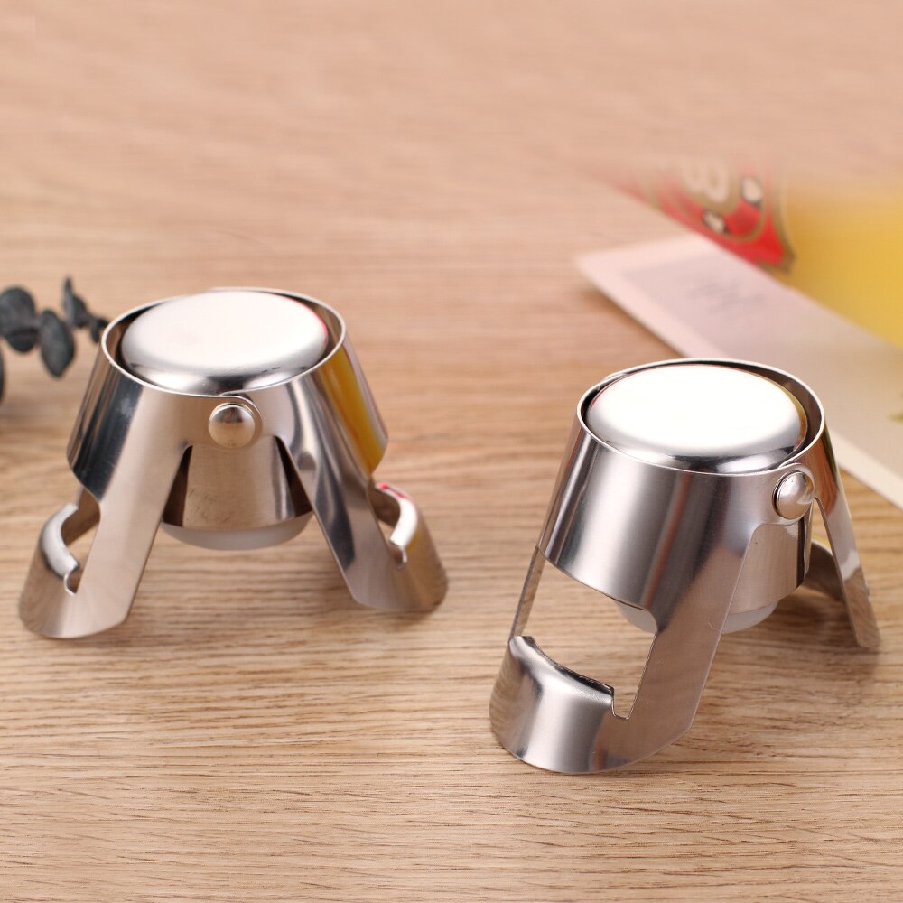Stainless Steel Champagne Bottle Stopper (3 pcs) Stainless Steel Champagne Bottle Stopper (3 pcs)