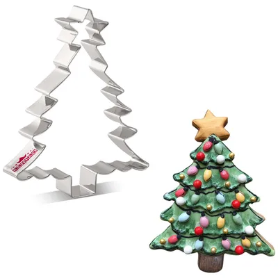 Stainless Steel Christmas Tree Cookie Cutter Stainless Steel Christmas Tree Cookie Cutter