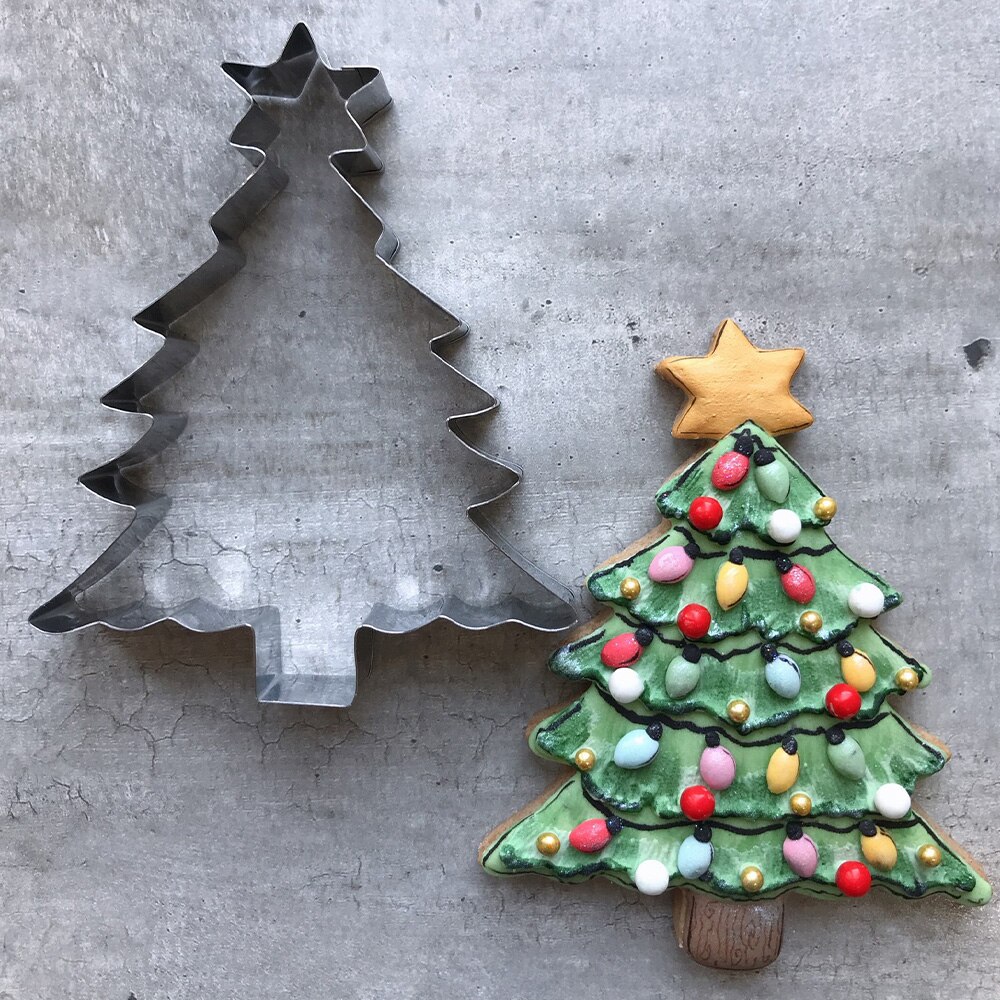 Stainless Steel Christmas Tree Cookie Cutter Stainless Steel Christmas Tree Cookie Cutter