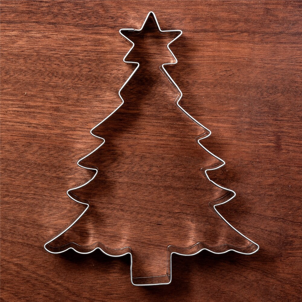 Stainless Steel Christmas Tree Cookie Cutter Stainless Steel Christmas Tree Cookie Cutter