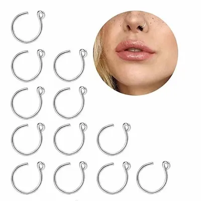 Stainless Steel Clip On Nose Ring Stainless Steel Clip On Nose Ring
