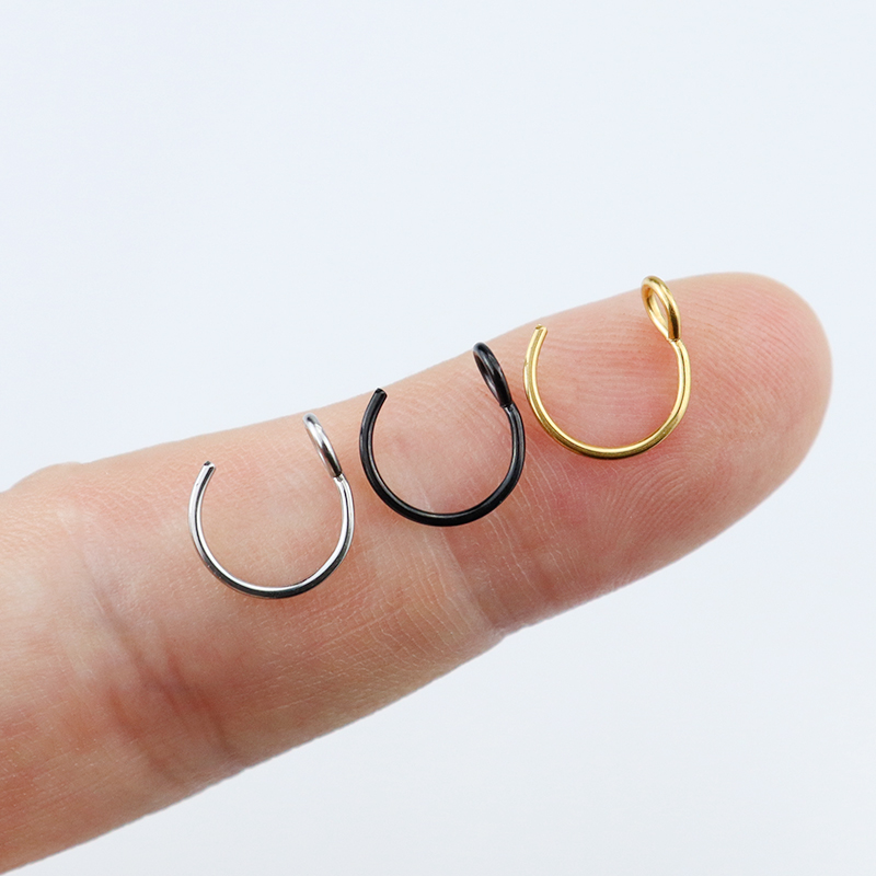 Stainless Steel Clip On Nose Ring Stainless Steel Clip On Nose Ring