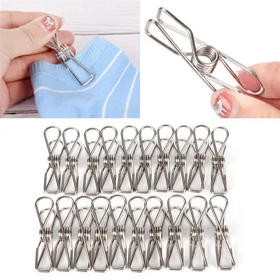 Stainless Steel Clothesline Pins (20 pcs) Stainless Steel Clothesline Pins (20 pcs)