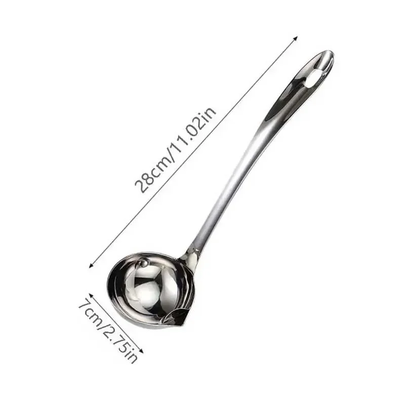 Stainless Steel Colander Spoon Soup Colander Kitchen Gravy Oil Soup Fat Separator Yogurt Oil Skimmer Spoon Kitchen Stainless Steel Colander Spoon Soup Colander Kitchen Gravy Oil Soup Fat Separator Yogurt Oil Skimmer Spoon Kitchen