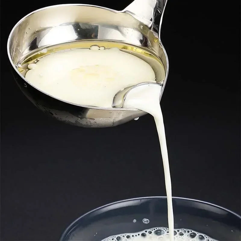 Stainless Steel Colander Spoon Soup Colander Kitchen Gravy Oil Soup Fat Separator Yogurt Oil Skimmer Spoon Kitchen Stainless Steel Colander Spoon Soup Colander Kitchen Gravy Oil Soup Fat Separator Yogurt Oil Skimmer Spoon Kitchen