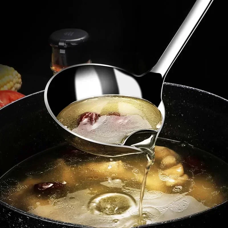 Stainless Steel Colander Spoon Soup Colander Kitchen Gravy Oil Soup Fat Separator Yogurt Oil Skimmer Spoon Kitchen Stainless Steel Colander Spoon Soup Colander Kitchen Gravy Oil Soup Fat Separator Yogurt Oil Skimmer Spoon Kitchen