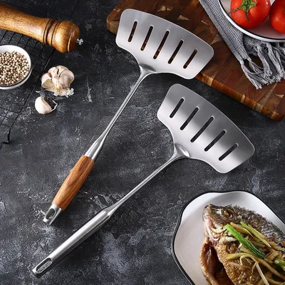 Stainless Steel Cooking Wide Spatula