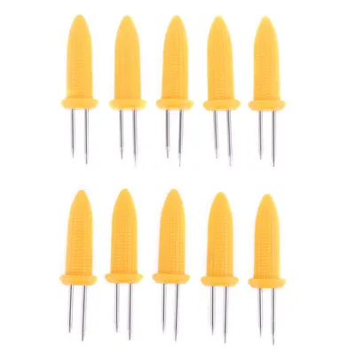 Stainless Steel Corn on the Cob Forks (10Pcs)