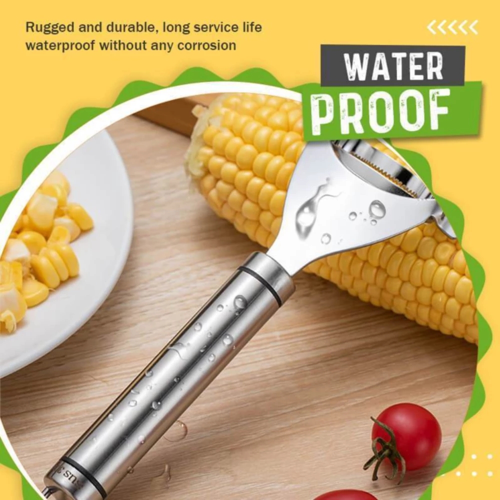 Stainless Steel Corn Peeler Corn Thresher Easy Peel Corn Thresher Corn Knives Peeler Kitchen Fruit and Vegetable Tools Stainless Steel Corn Peeler Corn Thresher Easy Peel Corn Thresher Corn Knives Peeler Kitchen Fruit and Vegetable Tools