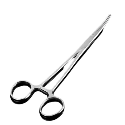 Stainless Steel Curved Fishing Forceps Stainless Steel Curved Fishing Forceps