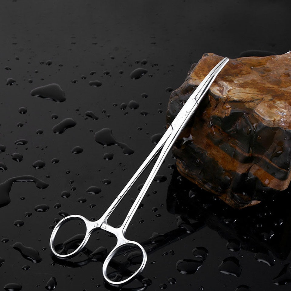 Stainless Steel Curved Fishing Forceps Stainless Steel Curved Fishing Forceps