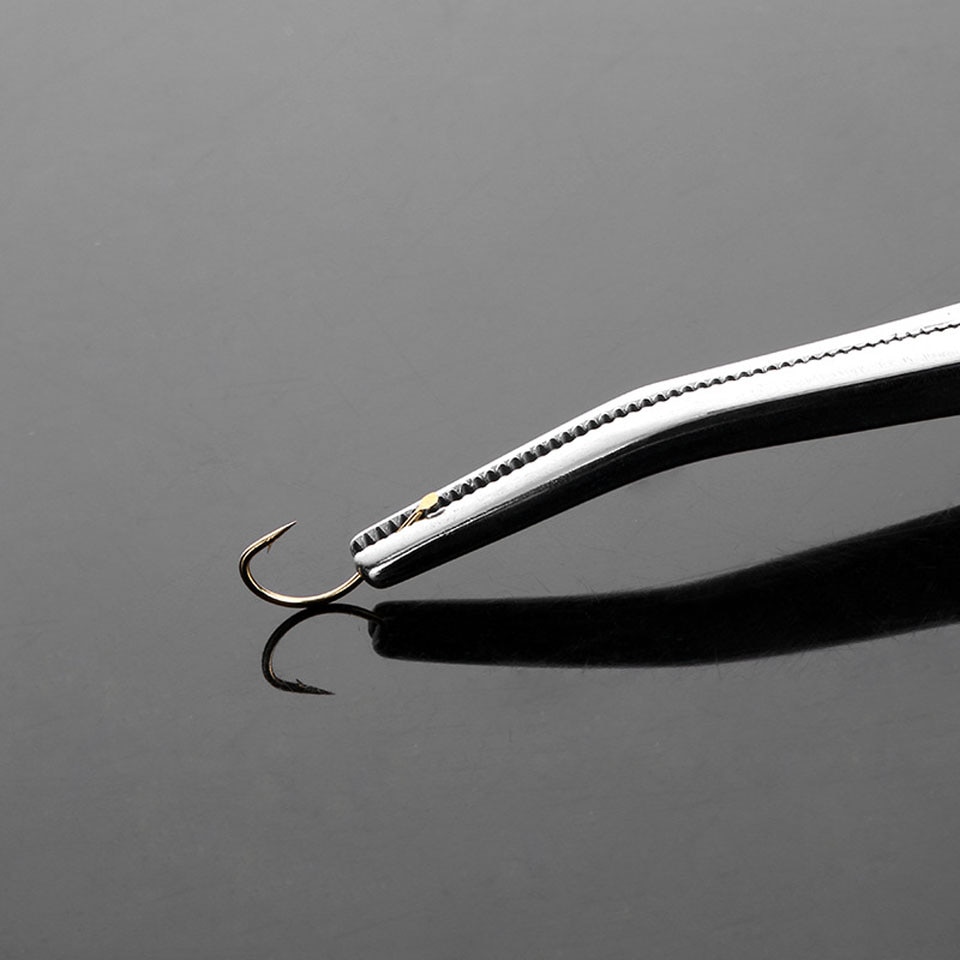Stainless Steel Curved Fishing Forceps Stainless Steel Curved Fishing Forceps