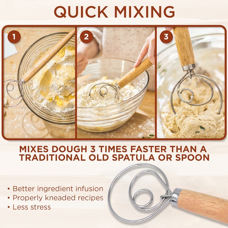 Stainless Steel Danish Dough Hook Stainless Steel Danish Dough Hook