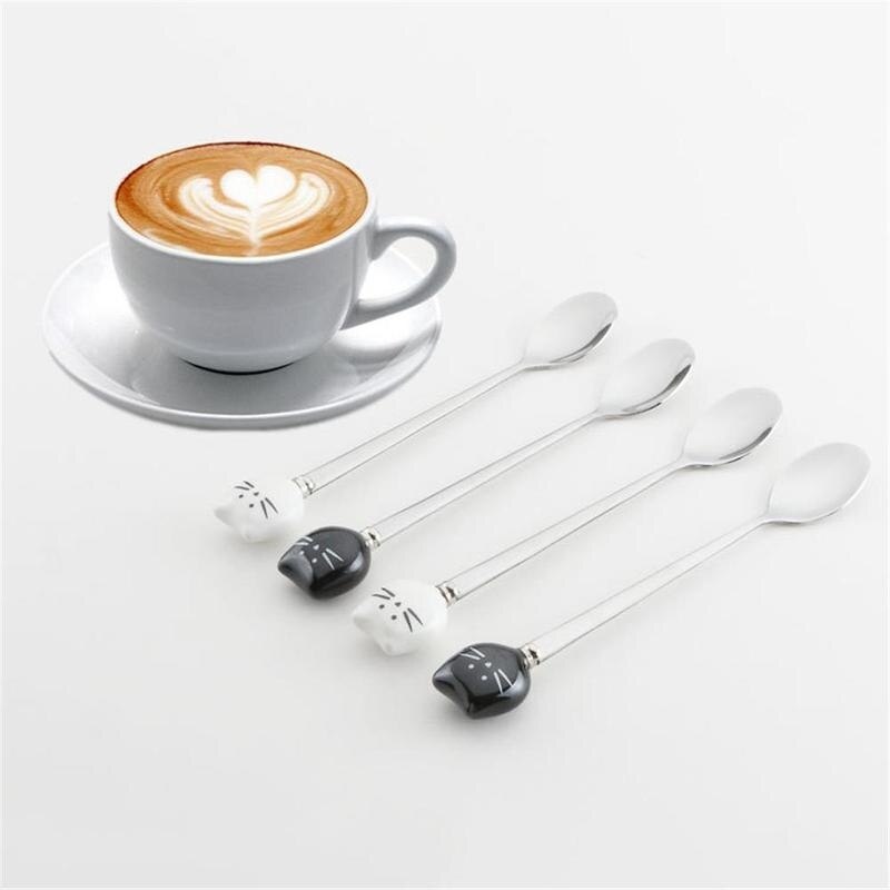 Stainless Steel Dessert Cat Spoon Stainless Steel Dessert Cat Spoon