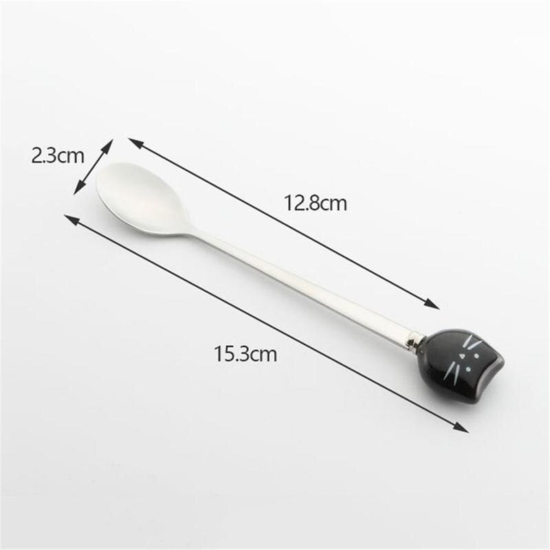 Stainless Steel Dessert Cat Spoon Stainless Steel Dessert Cat Spoon