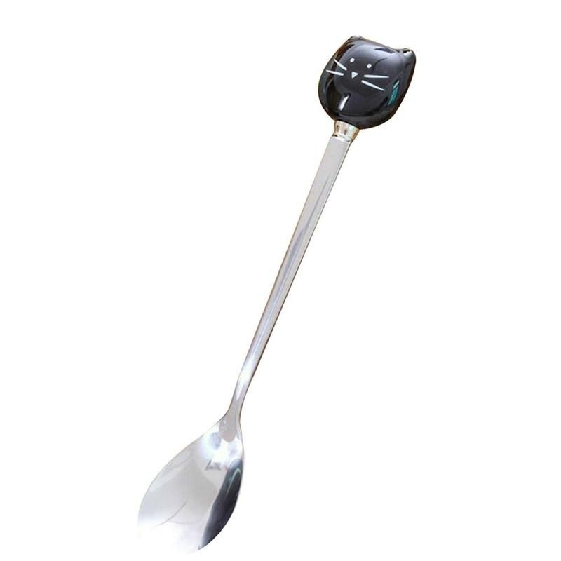 Stainless Steel Dessert Cat Spoon Stainless Steel Dessert Cat Spoon