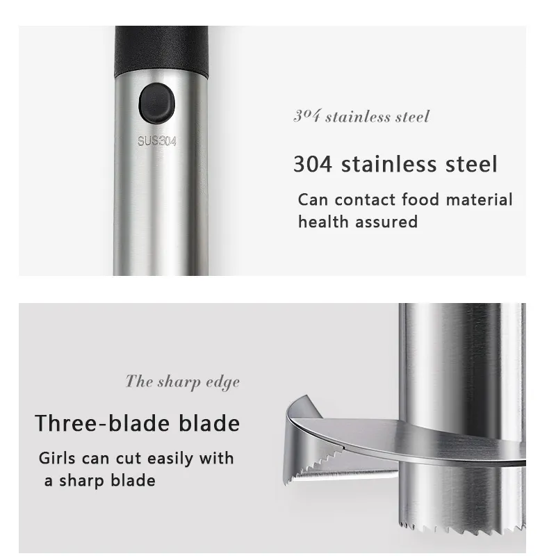 Stainless Steel Easy To Use Pineapple Peeler Accessories Pineapple Slicers Fruit Knife Cutter Corer Slicer Kitchen Tools Stainless Steel Easy To Use Pineapple Peeler Accessories Pineapple Slicers Fruit Knife Cutter Corer Slicer Kitchen Tools