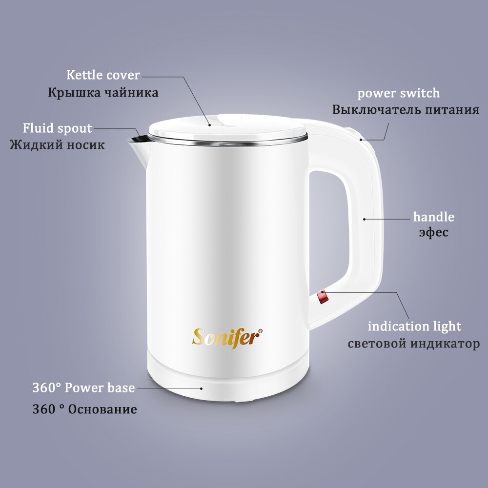 Stainless Steel Electric Kettle Portable Container Stainless Steel Electric Kettle Portable Container