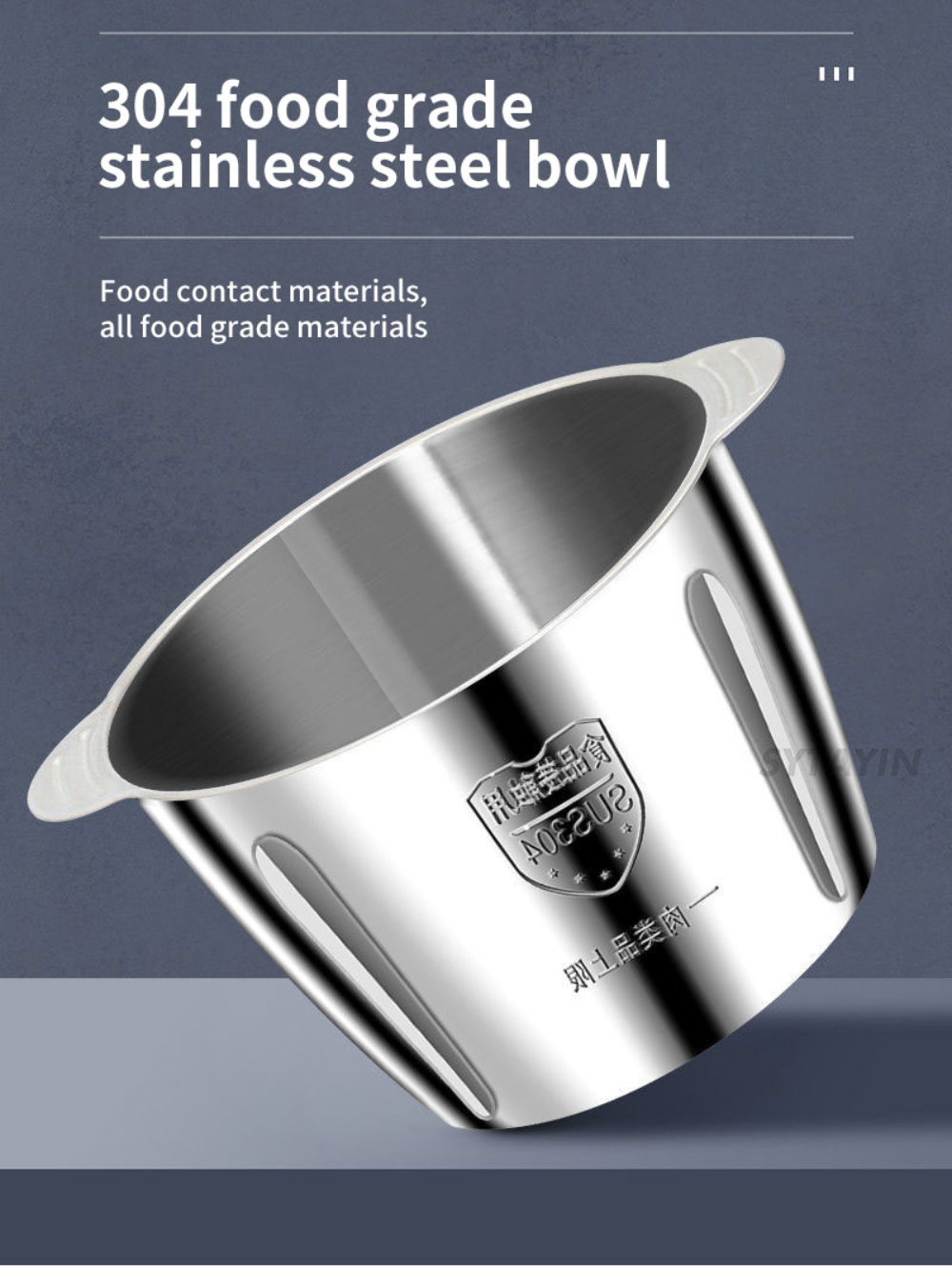Stainless Steel Electric Meat Grinder Food Processor Chopper Kitchen Machines Vegetable Chopper Slicer Machine Stainless Steel Electric Meat Grinder Food Processor Chopper Kitchen Machines Vegetable Chopper Slicer Machine