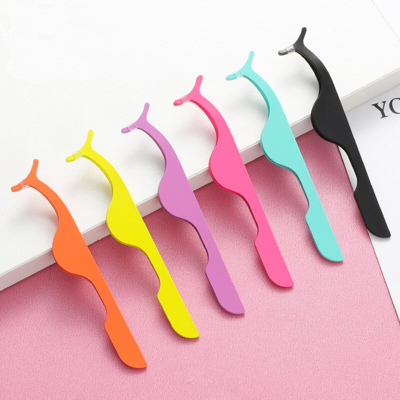 Stainless Steel False Eyelash Tweezers