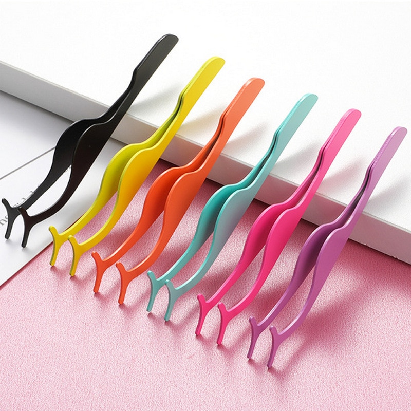 Stainless Steel False Eyelash Tweezers Stainless Steel False Eyelash Tweezers