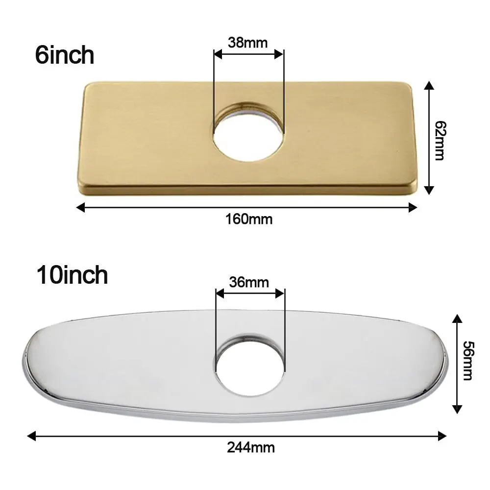 Stainless Steel Faucet Hole Cover Plate Stainless Steel Faucet Hole Cover Plate