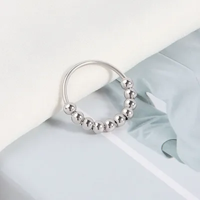 Stainless Steel Fidget Anxiety Ring