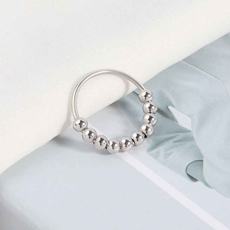 Stainless Steel Fidget Anxiety Ring