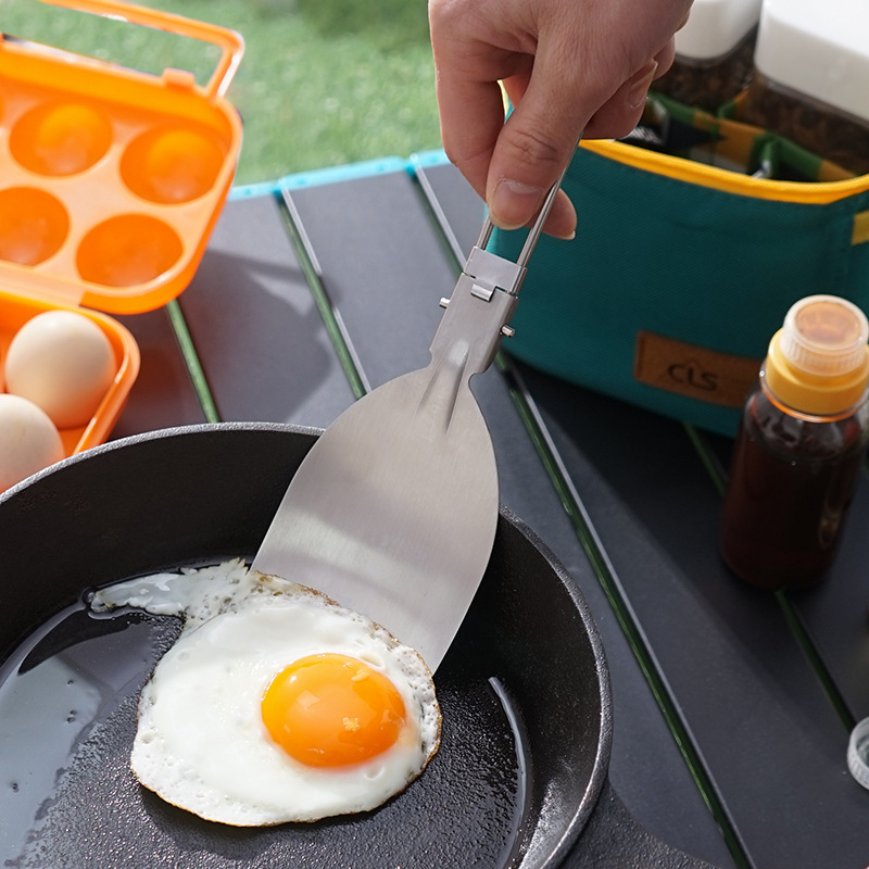 Stainless Steel Folding Camping Spatula