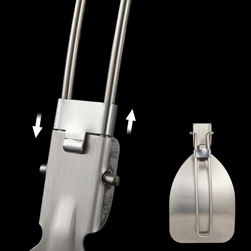 Stainless Steel Folding Camping Spatula