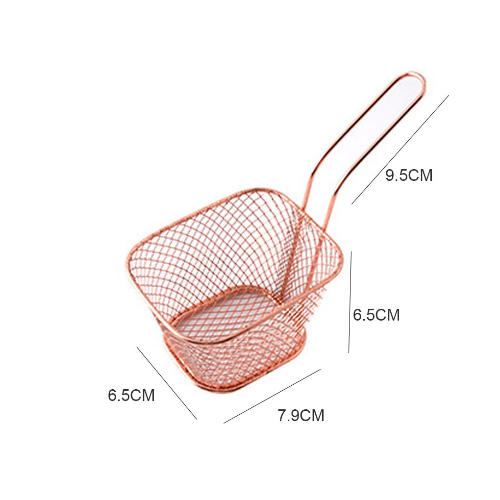 Stainless Steel French Fry Baskets (8 pcs)